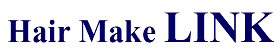 宮城県宮城郡利府町 美容室『Hair Make LINK』 ロゴ